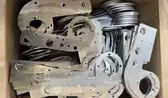 Партия пластин монтажных из алюминия