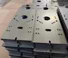 Партия монтажных пластин для электромагнита из оцинкованной стали zn140