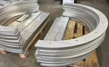 Заготовка основания ёмкости из нержавеющей стали AISI304