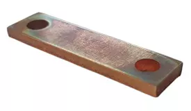 Прямая шина электротехническая из меди