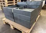 Партия корпусов для приборов автоматики конвейера из углеродистой стали Ст3 2 мм