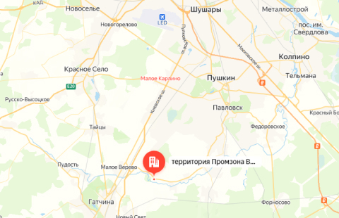 Производство на карте